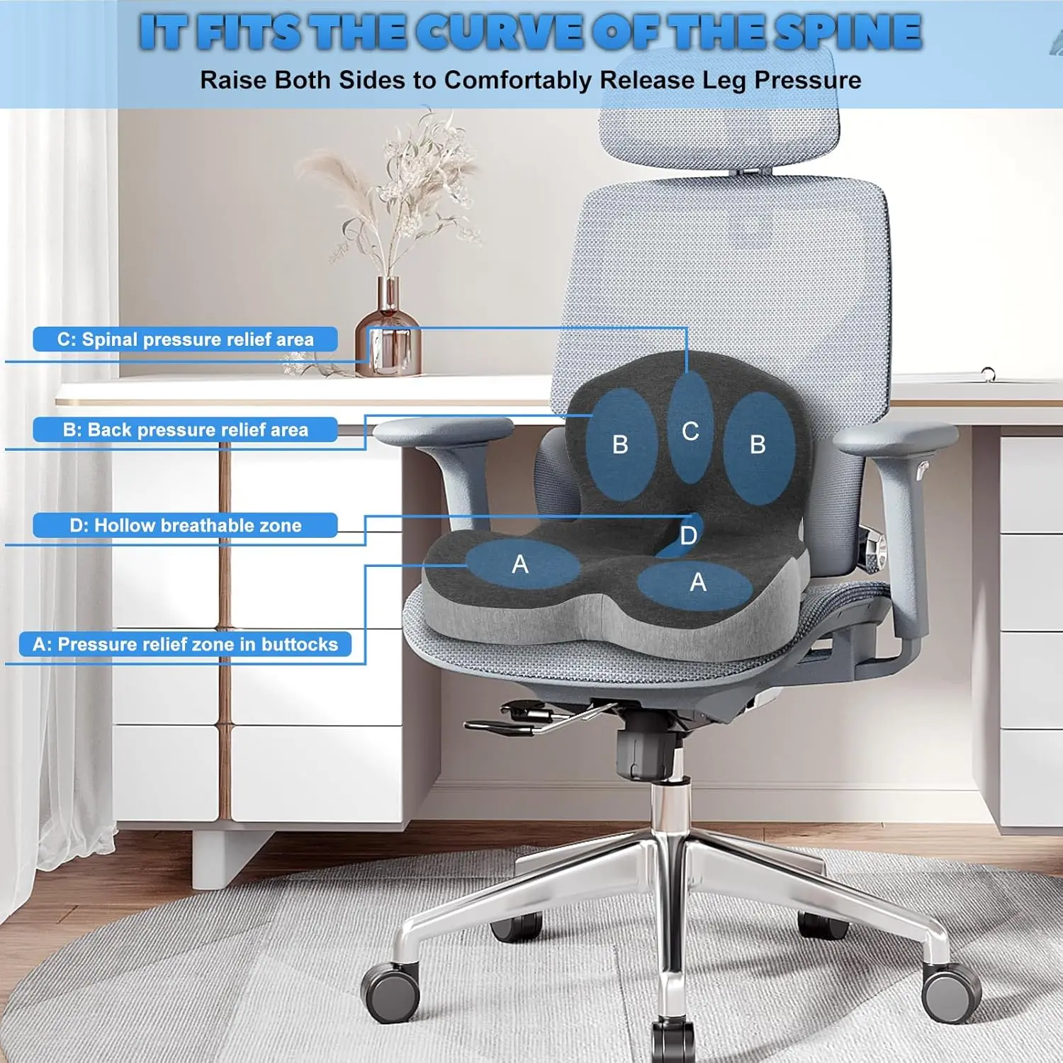 Ergocloud Ergonomic Seat Cushion