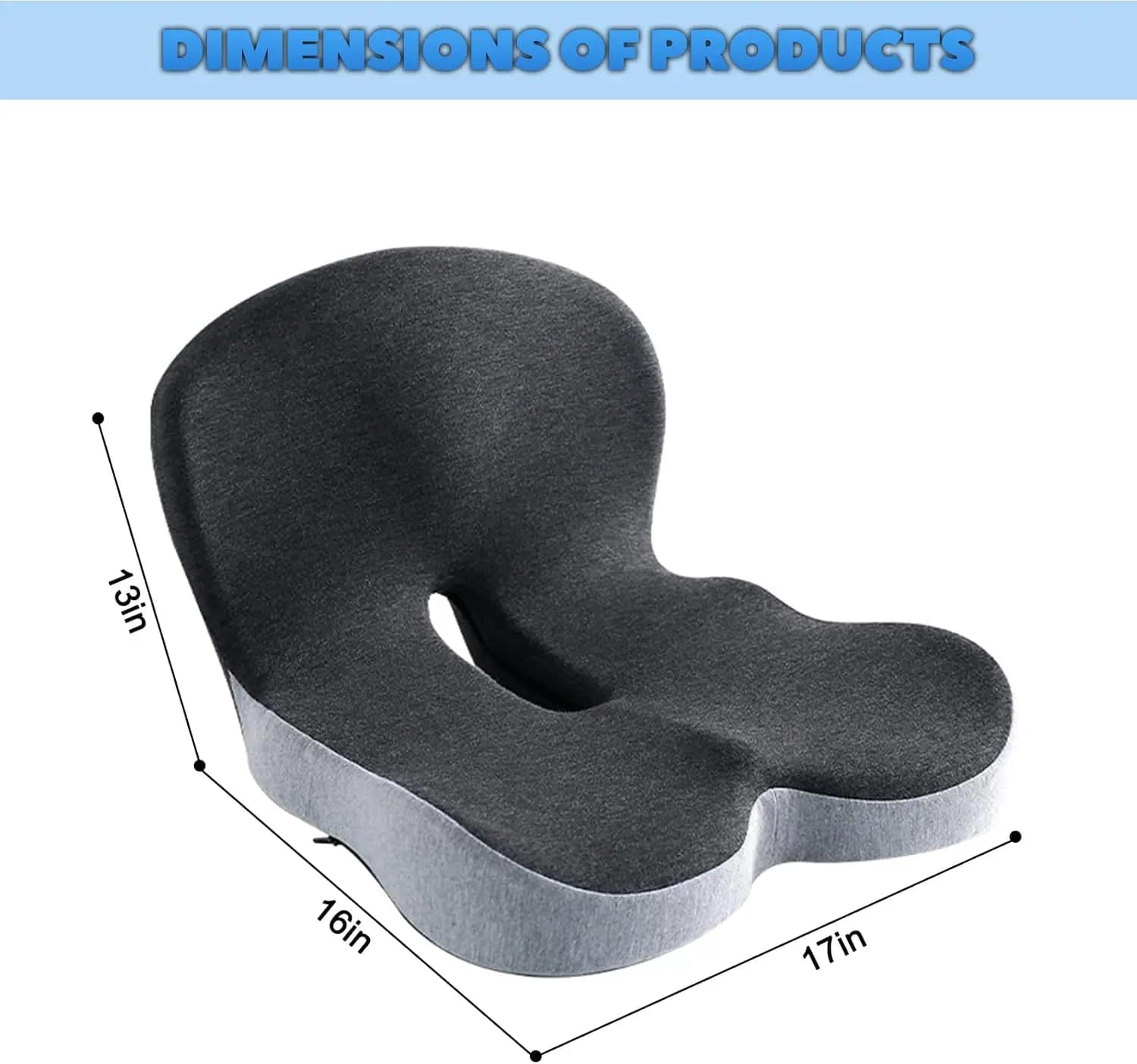 Ergocloud Ergonomic Seat Cushion