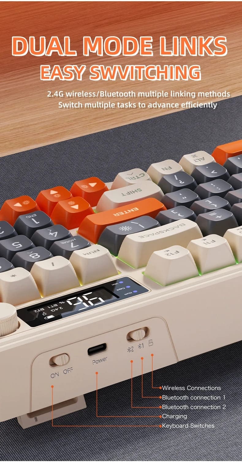 Mechanical Keyboard with Smart Display