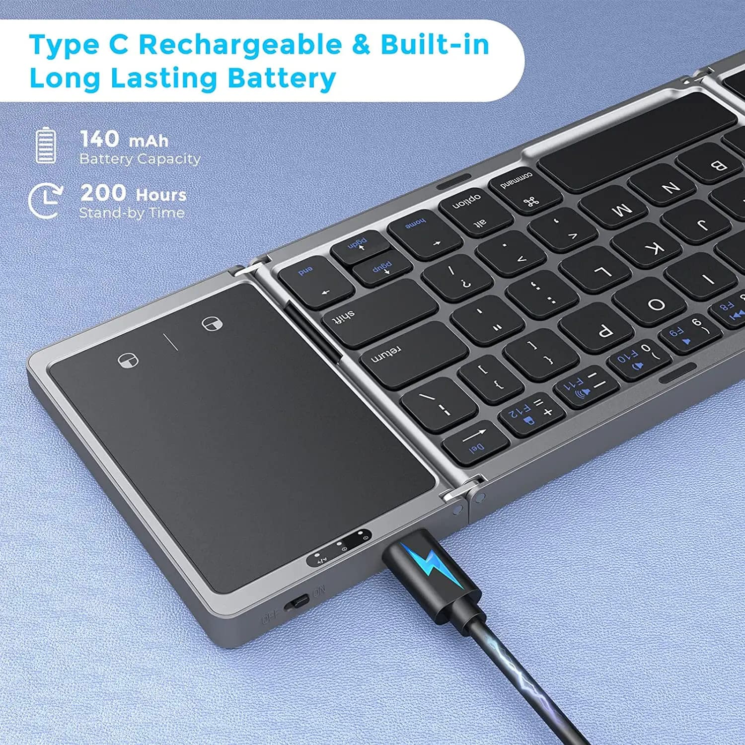 CloudKeys Foldable Keyboard
