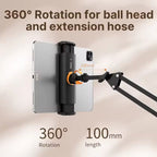 Adjustable Long Arm Phone & Tablet Holder for Desk & Bed