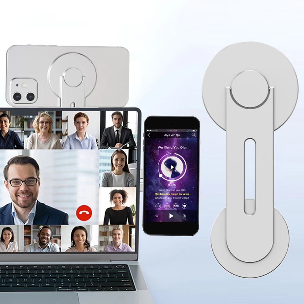 Magnetic Side Laptop Magsafe Holder for iPhone Secondary image