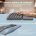 Ergonomic Split Wireless Keyboard