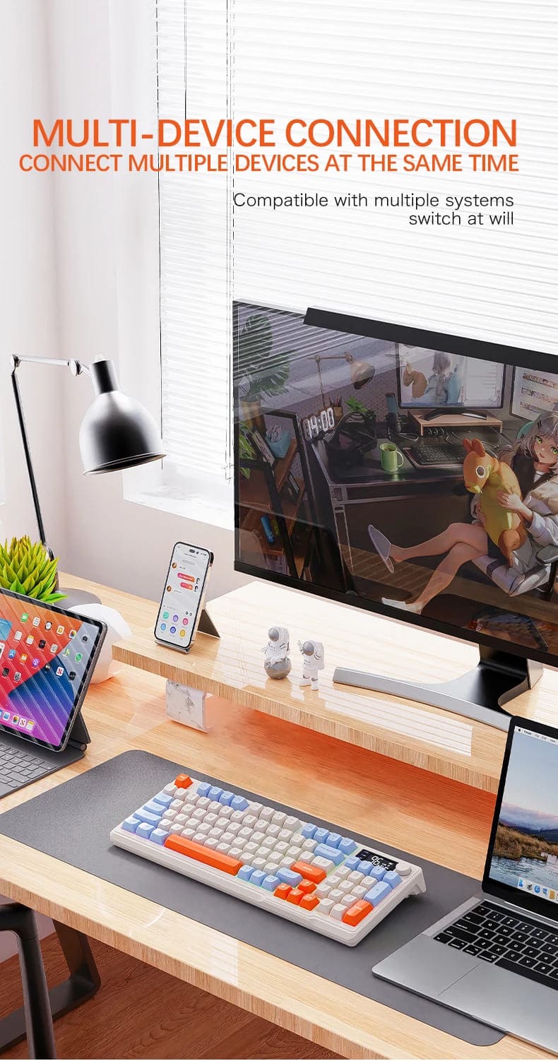 Mechanical Keyboard with Smart Display