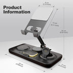 7-in-1 Wireless Charging Station with Tablet Stand