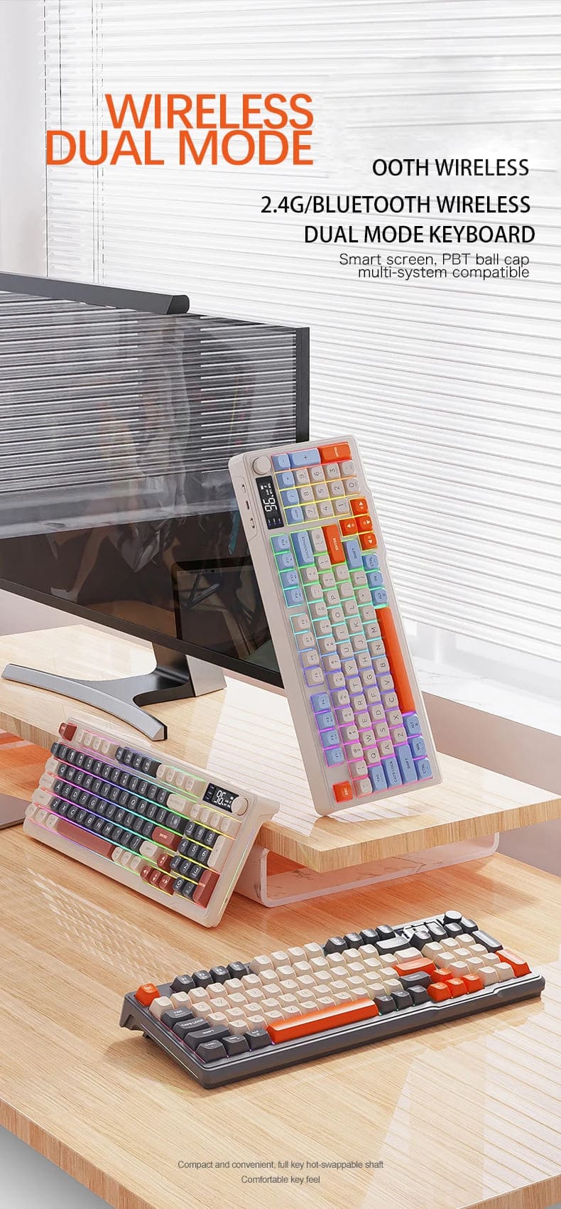 Mechanical Keyboard with Smart Display