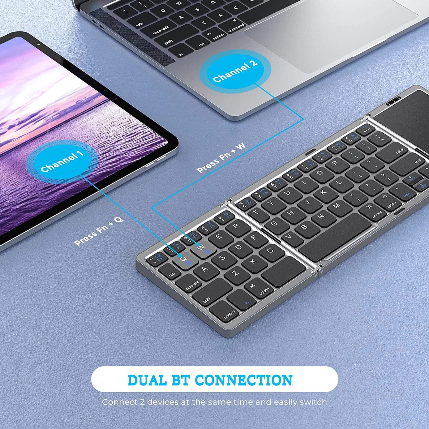 CloudKeys Foldable Keyboard