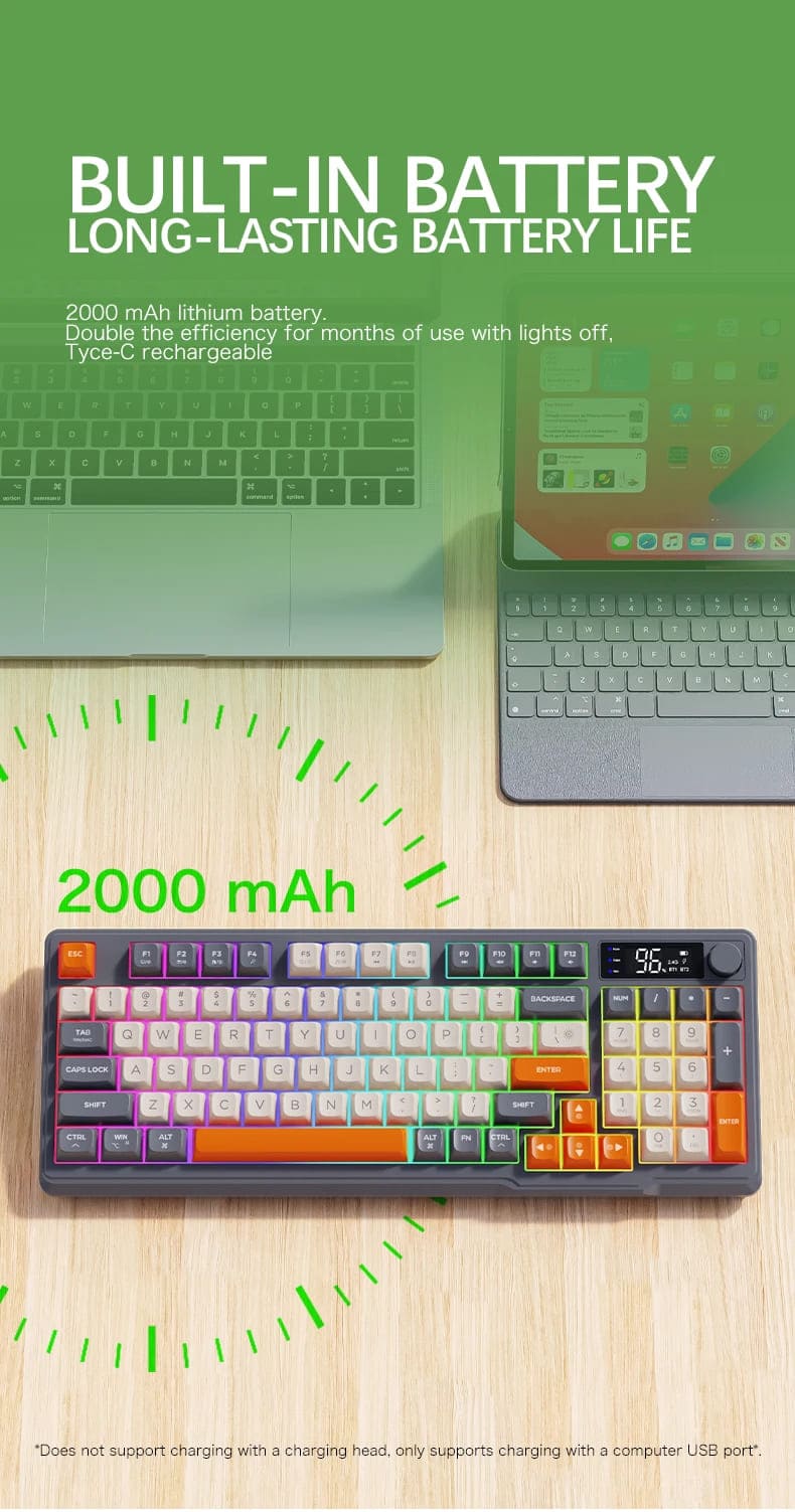 Mechanical Keyboard with Smart Display