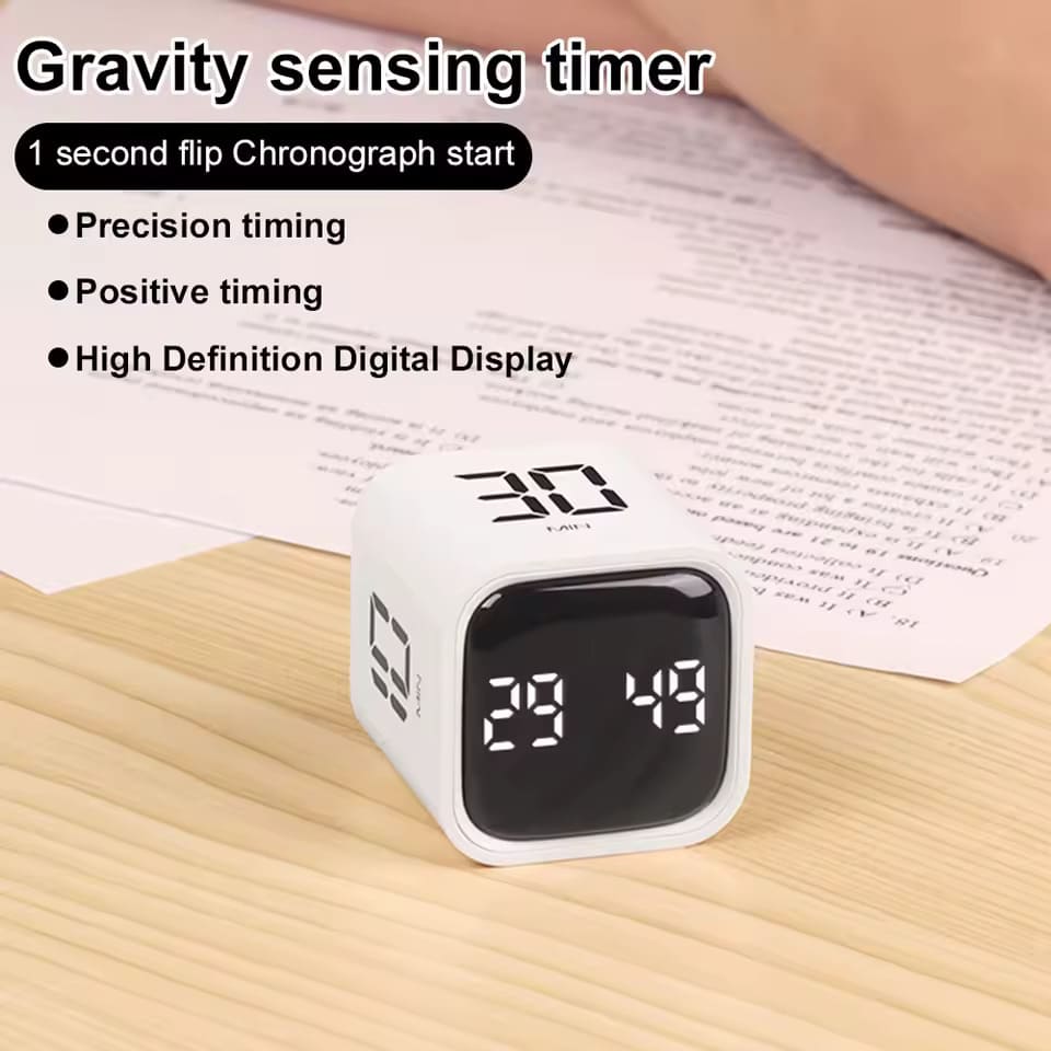 Flip Cube Timer for Focus & Productivity