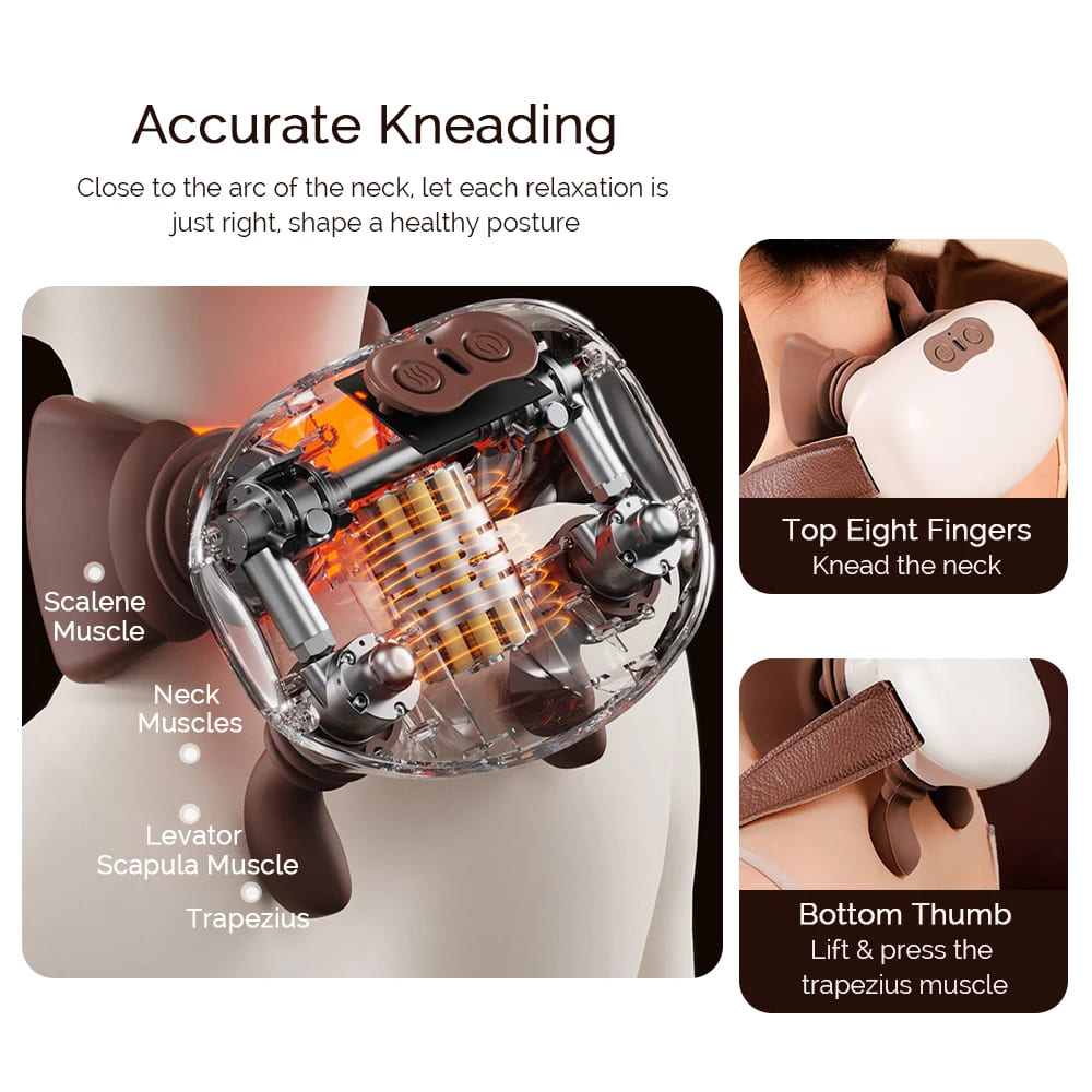 Smart Neck & Shoulder Massager Trapezius Relief