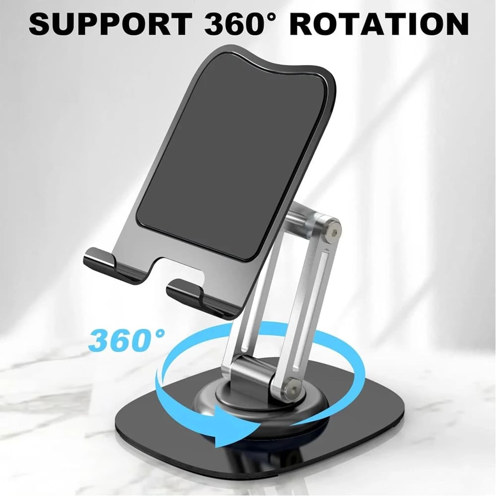 Portable 360° Rotating Adjustable Phone & Tablet Stand