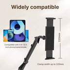 Adjustable Long Arm Phone & Tablet Holder for Desk & Bed