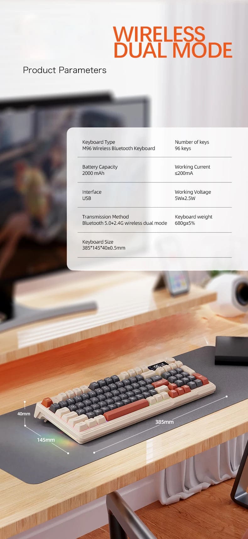 Mechanical Keyboard with Smart Display