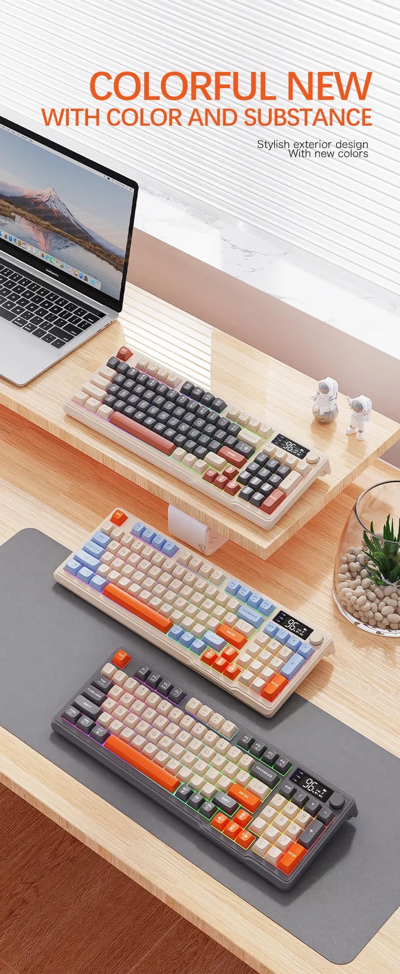 Mechanical Keyboard with Smart Display