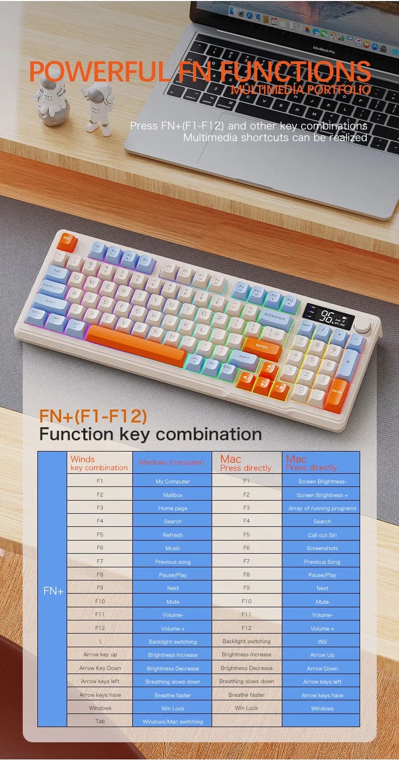 Mechanical Keyboard with Smart Display