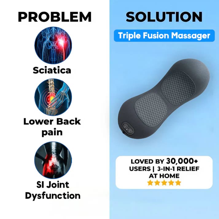 Triple Fusion Back Massager