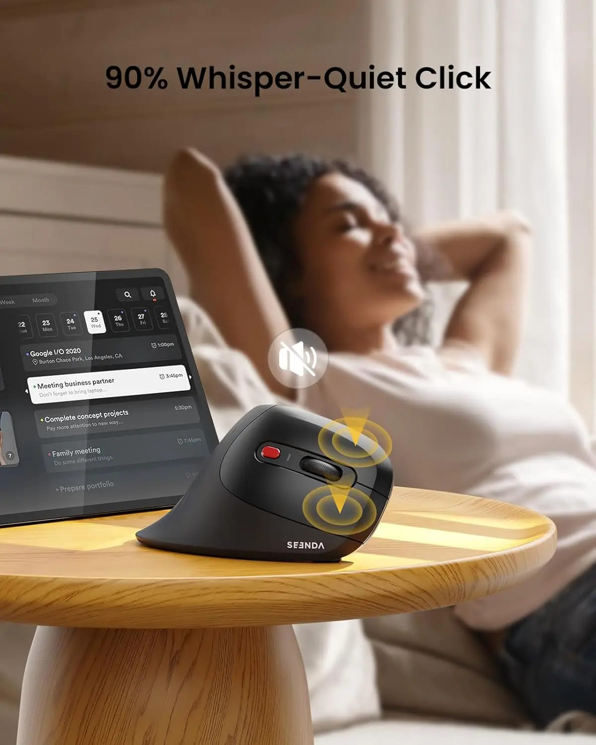 WorkEase Vertical Ergonomic Mouse