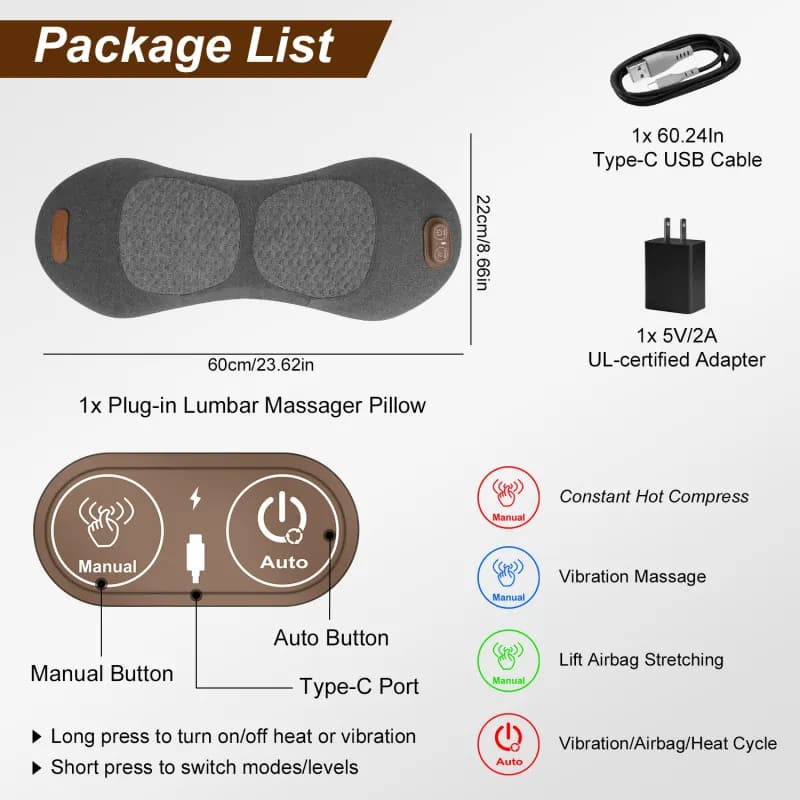 Triple Fusion Back Massager