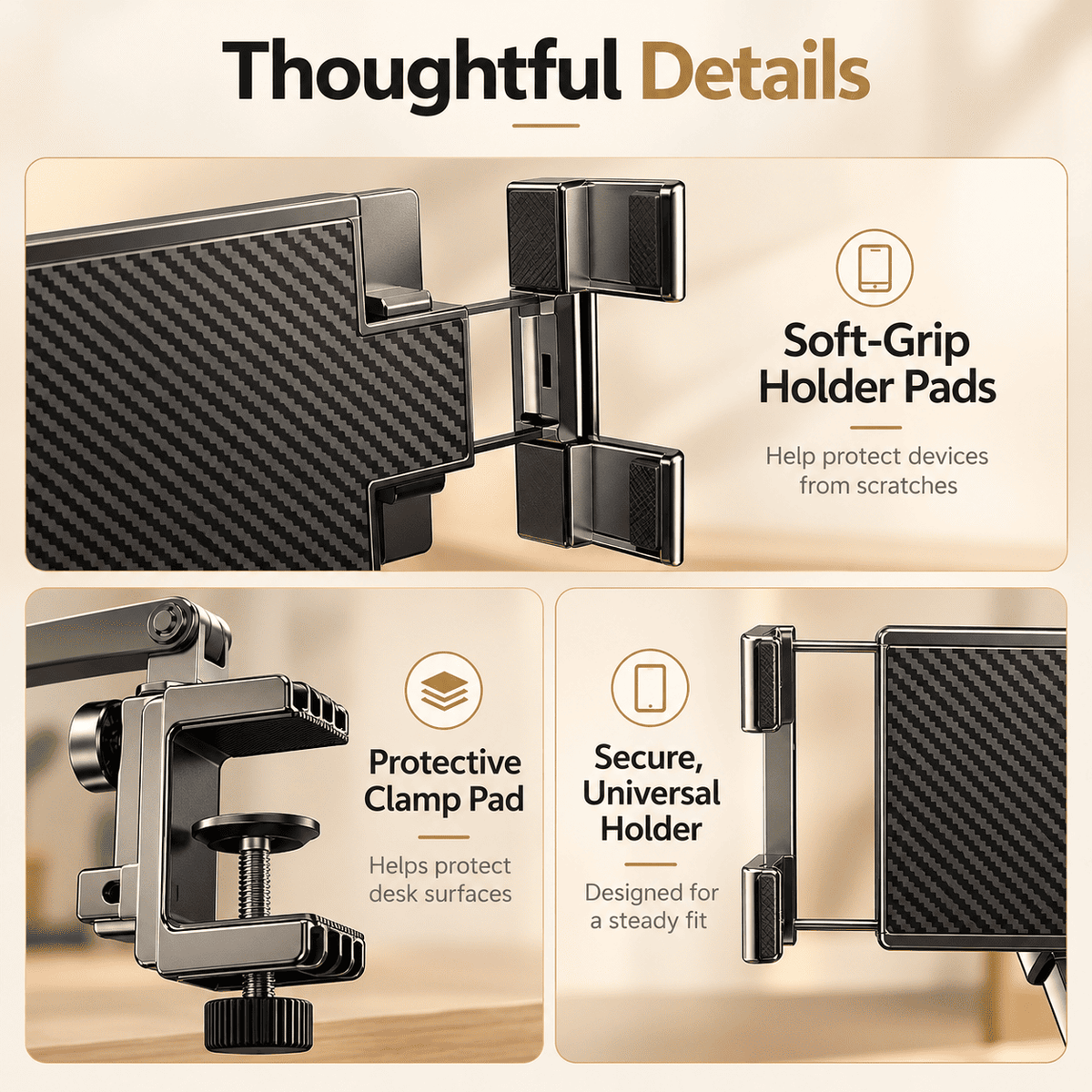 360° Adjustable Desk Mount